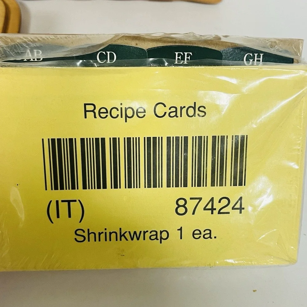 Longaberger recipe box